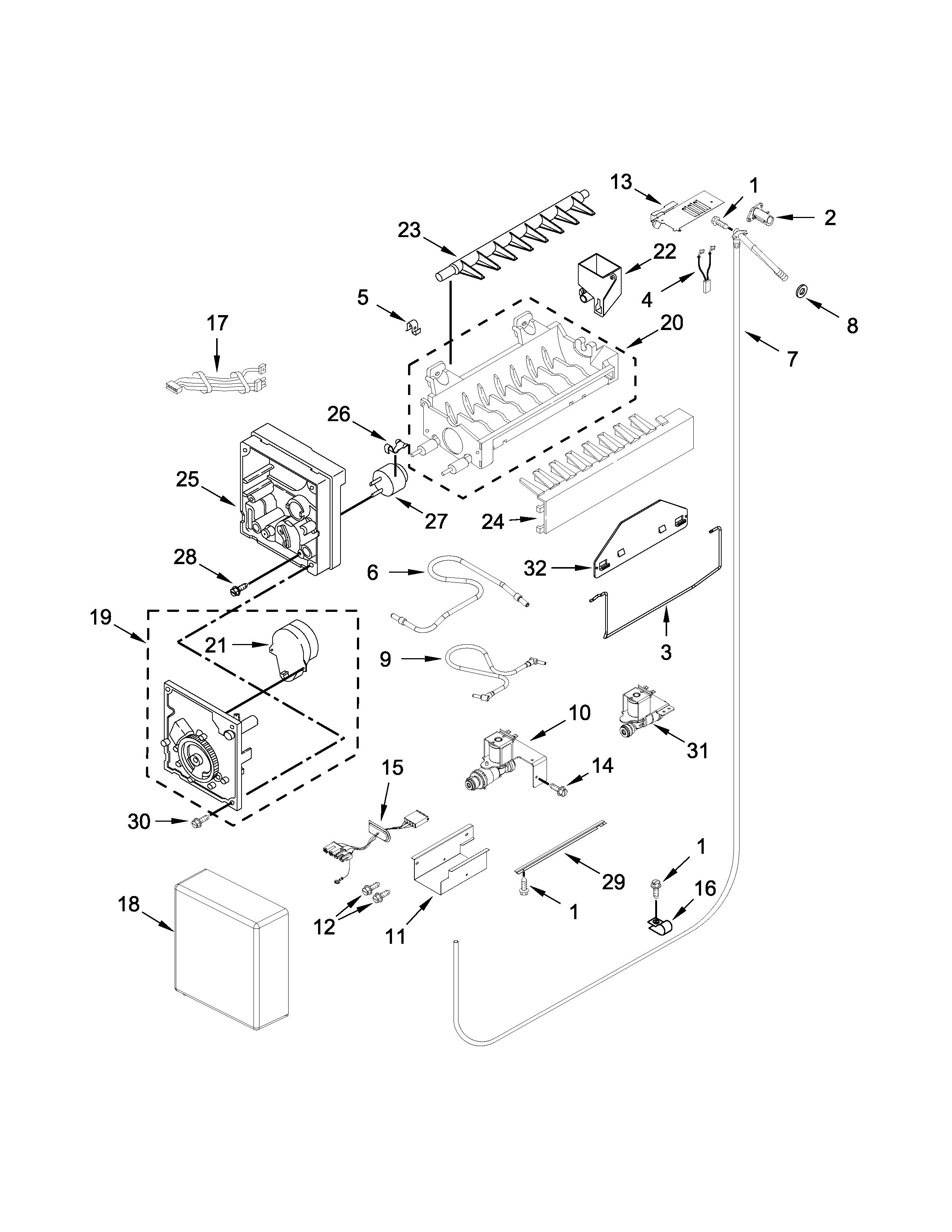 ICE MAKER PARTS