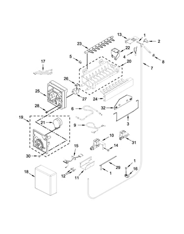 Ice maker parts