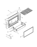 Freezer door and basket parts