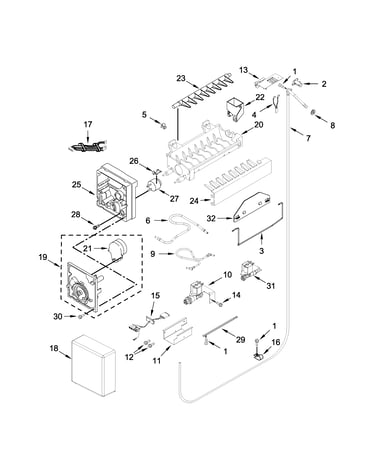 Ice maker parts