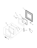 Oven door parts