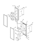 Refrigerator door parts