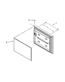 Freezer door parts