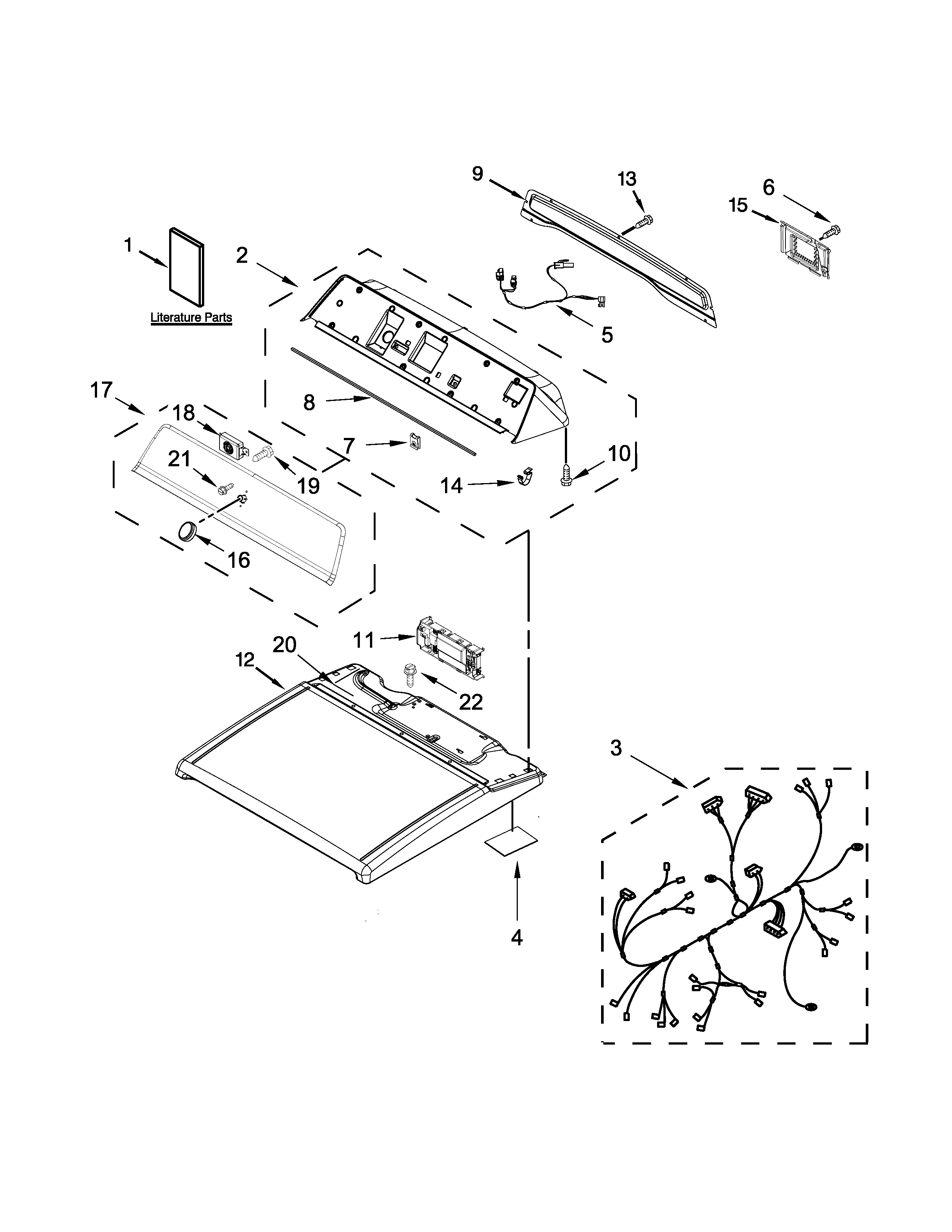 TOP AND CONSOLE PARTS