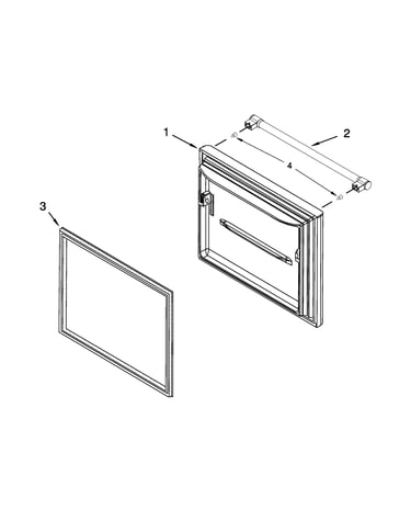 Freezer door parts