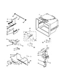 Freezer liner and icemaker parts