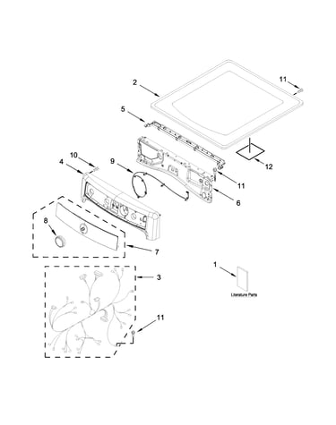 Top and console parts
