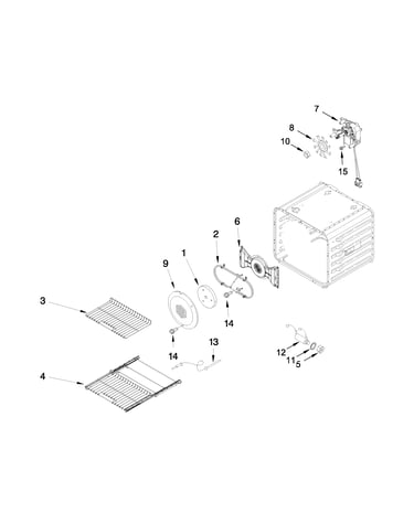 Internal oven parts