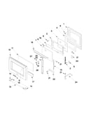 30" oven door parts