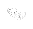 KitchenAid KBBR206EPA00 top grille and unit cover parts diagram