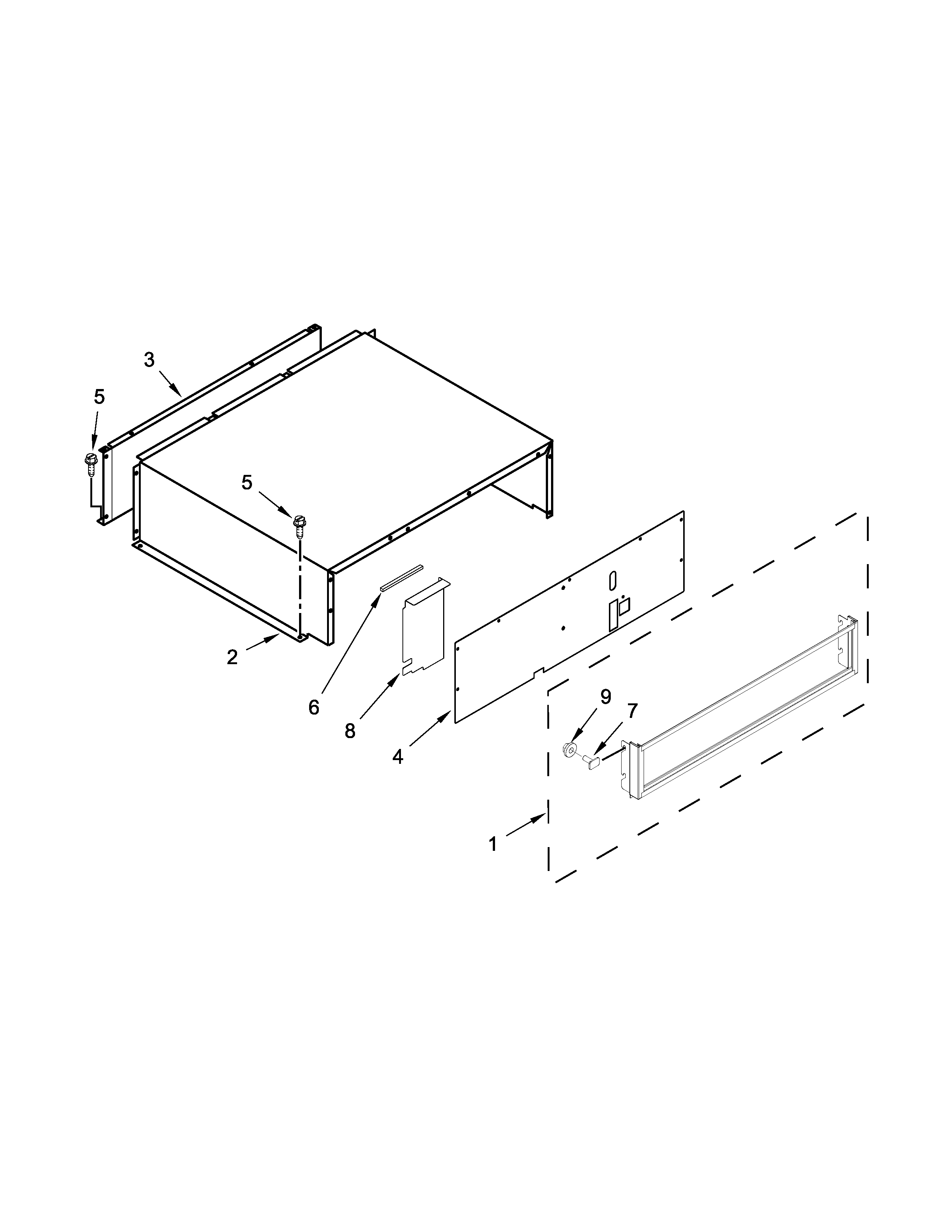Top grille and unit cover parts