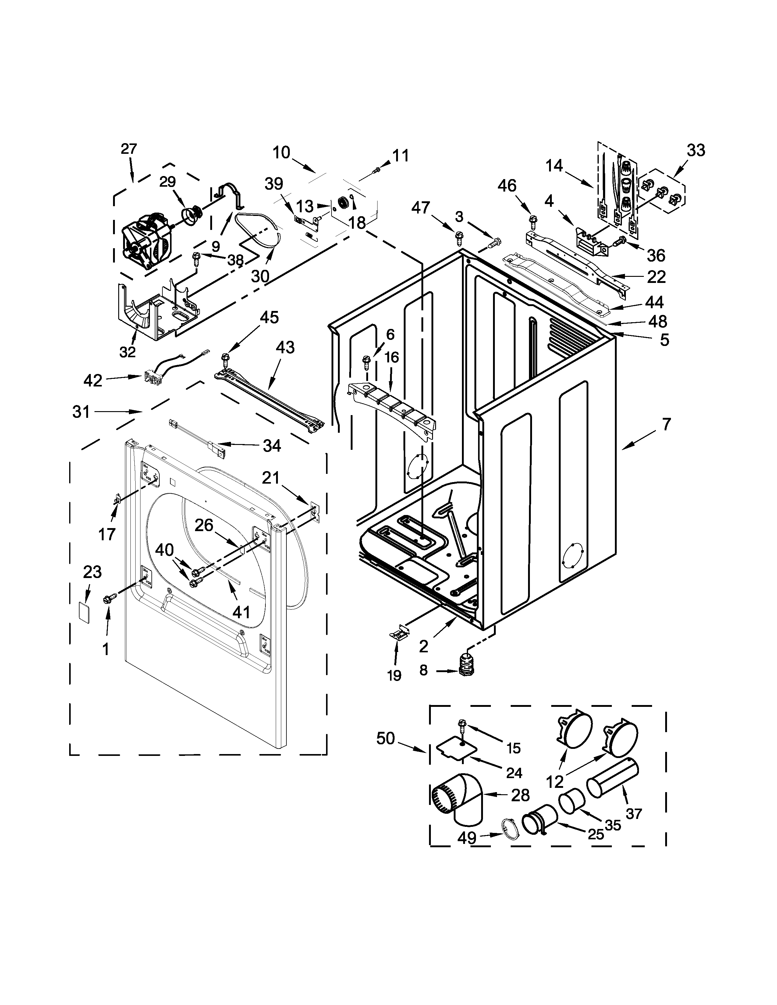 Cabinet parts