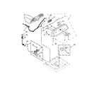 Whirlpool 7MWTW5622BW1 console and dispenser parts diagram