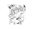 Whirlpool WED8500DC3 bulkhead parts diagram