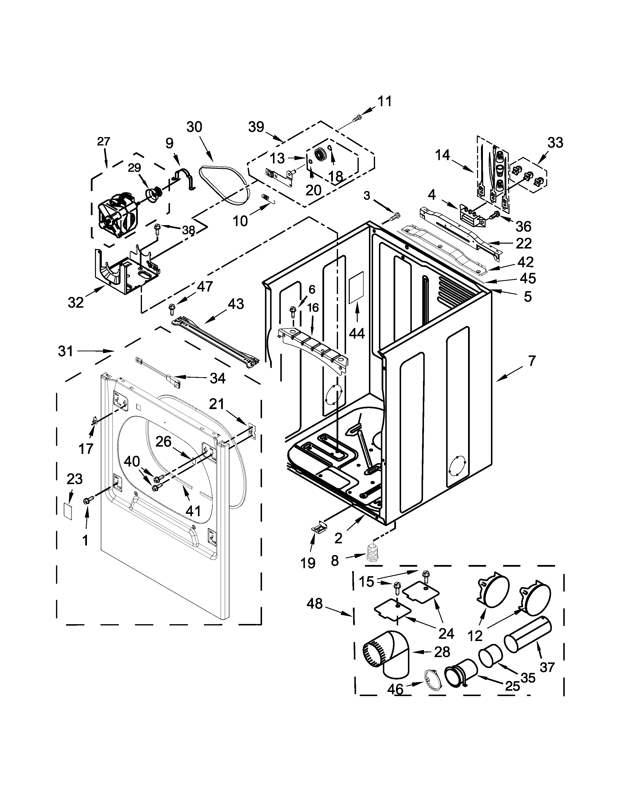 Cabinet parts