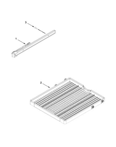 Third level rack and track parts