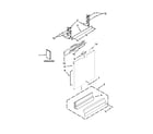 KitchenAid KDFE104DBL3 door panel parts diagram