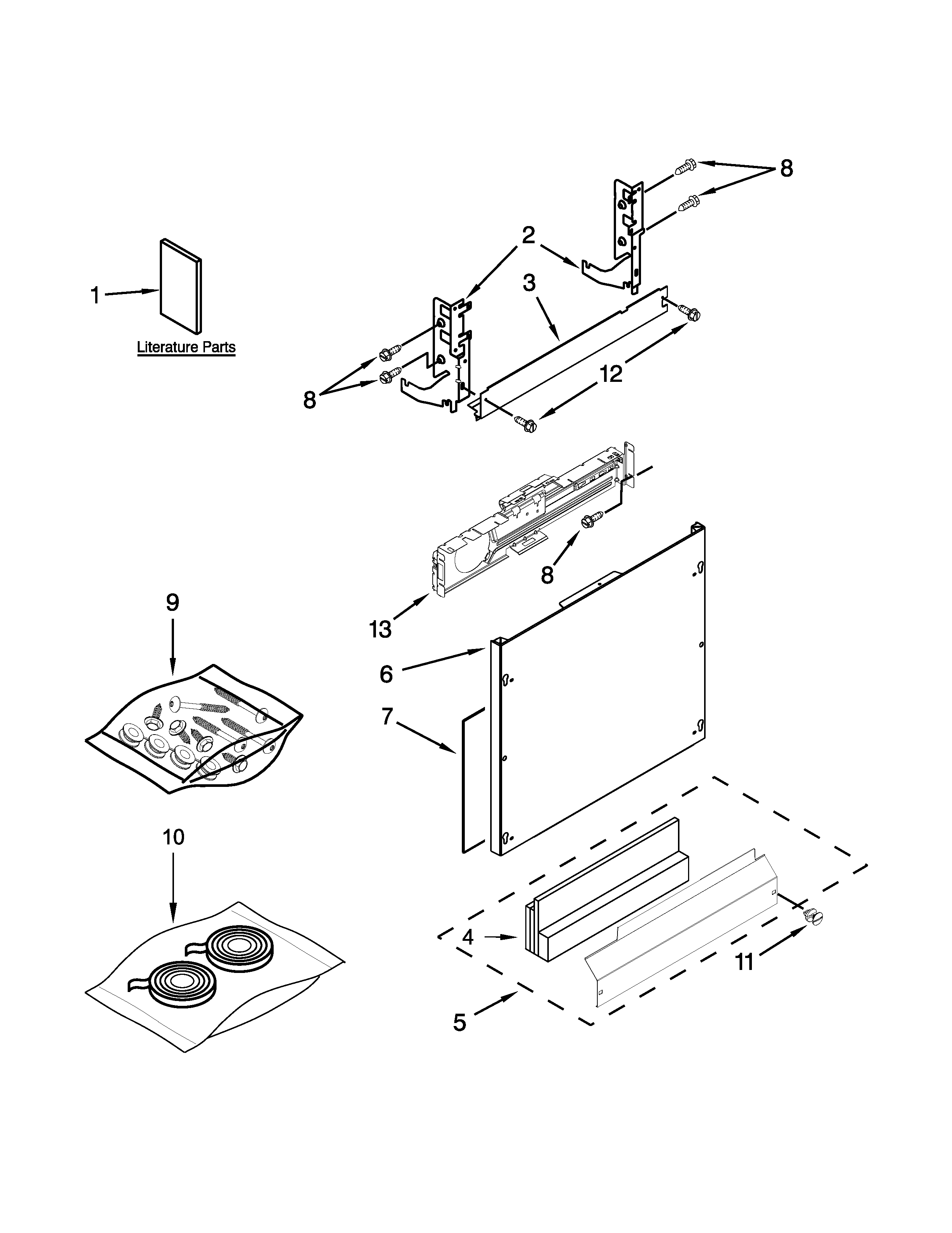 Door and panel parts