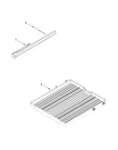 Third level rack and track parts