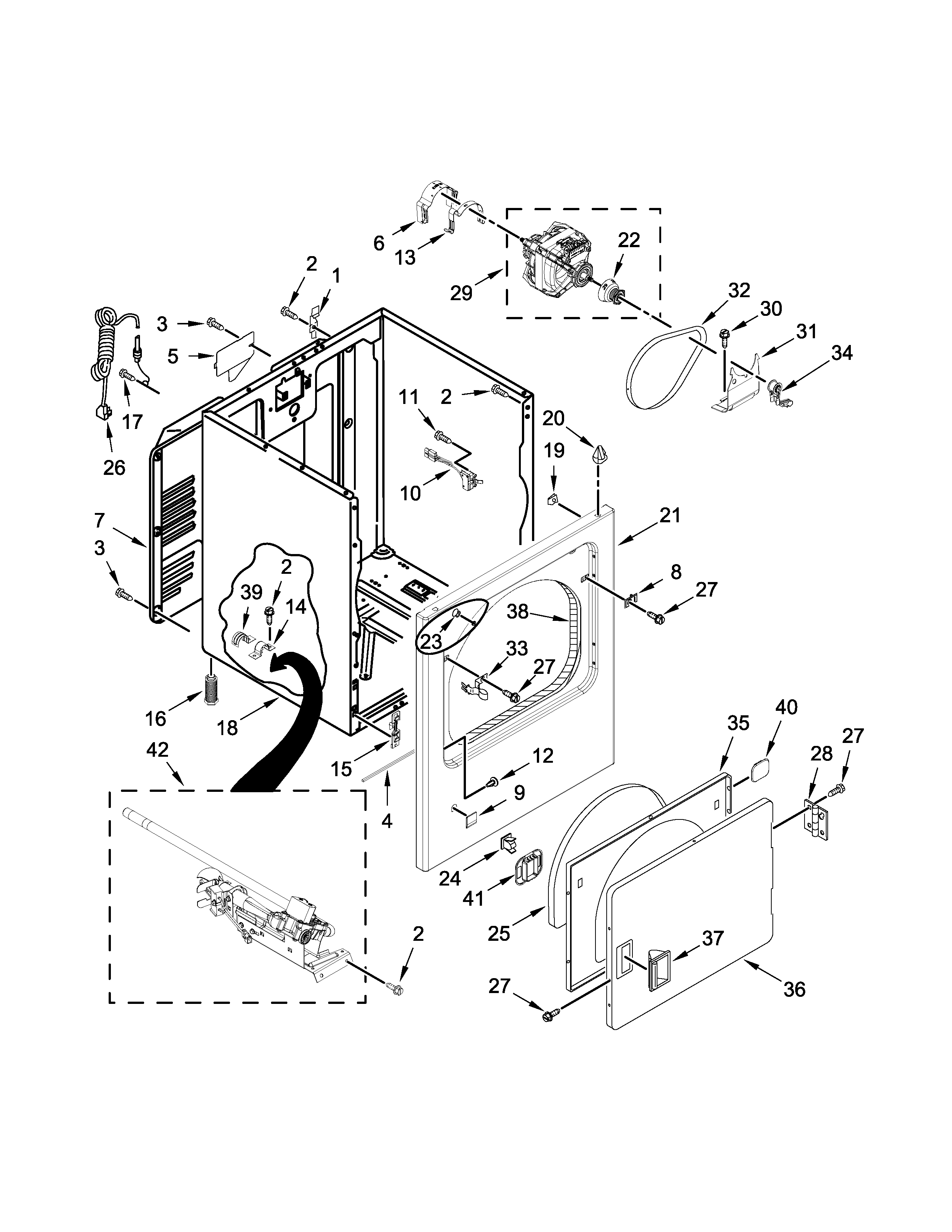 Cabinet parts
