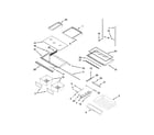 Maytag MFI2570FEH00 shelf parts diagram