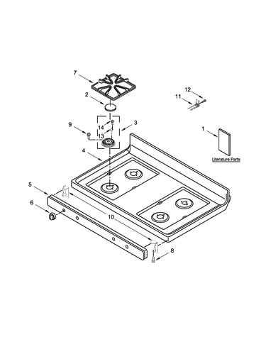 Cooktop parts