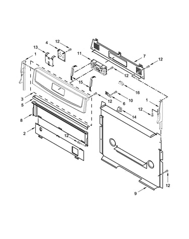 Control panel parts