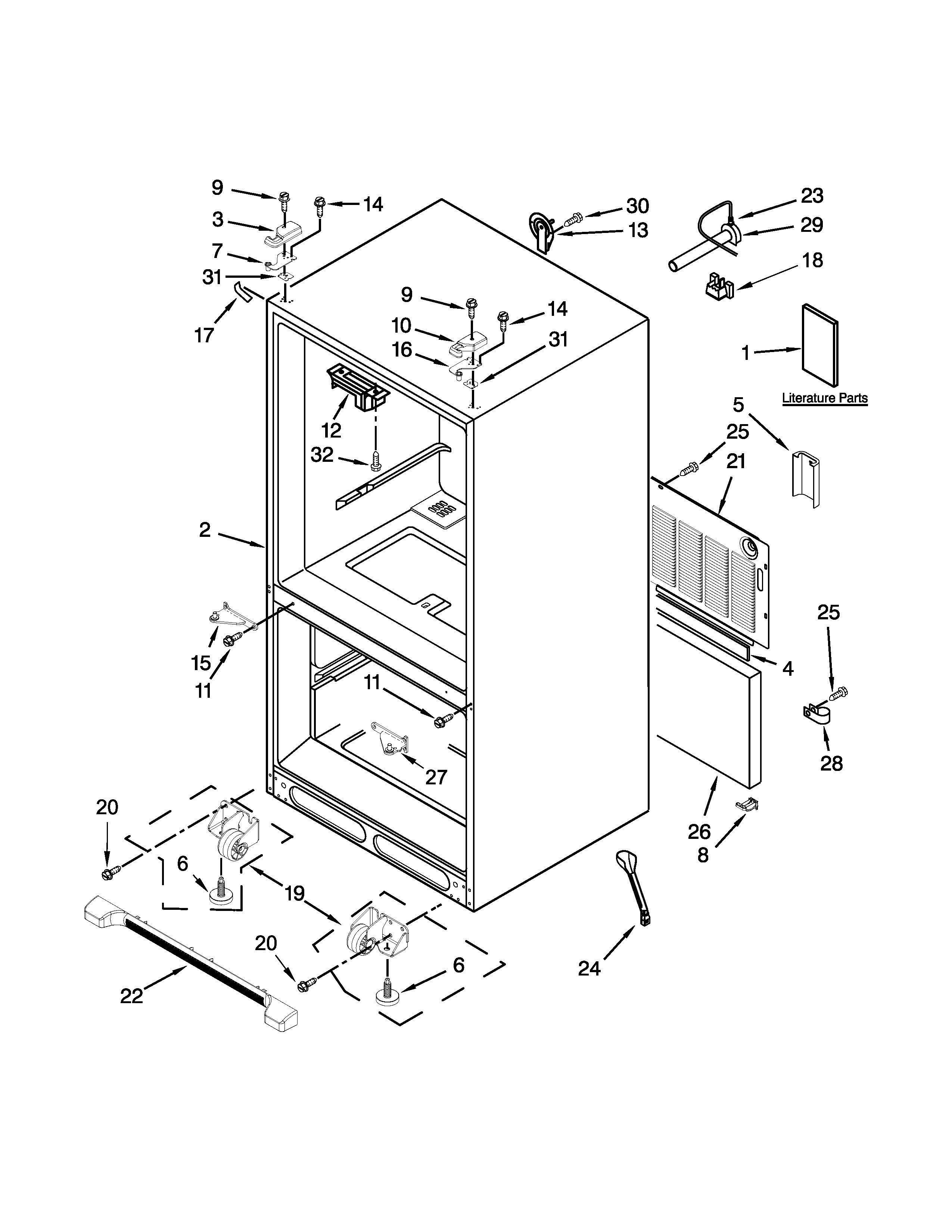 Cabinet parts