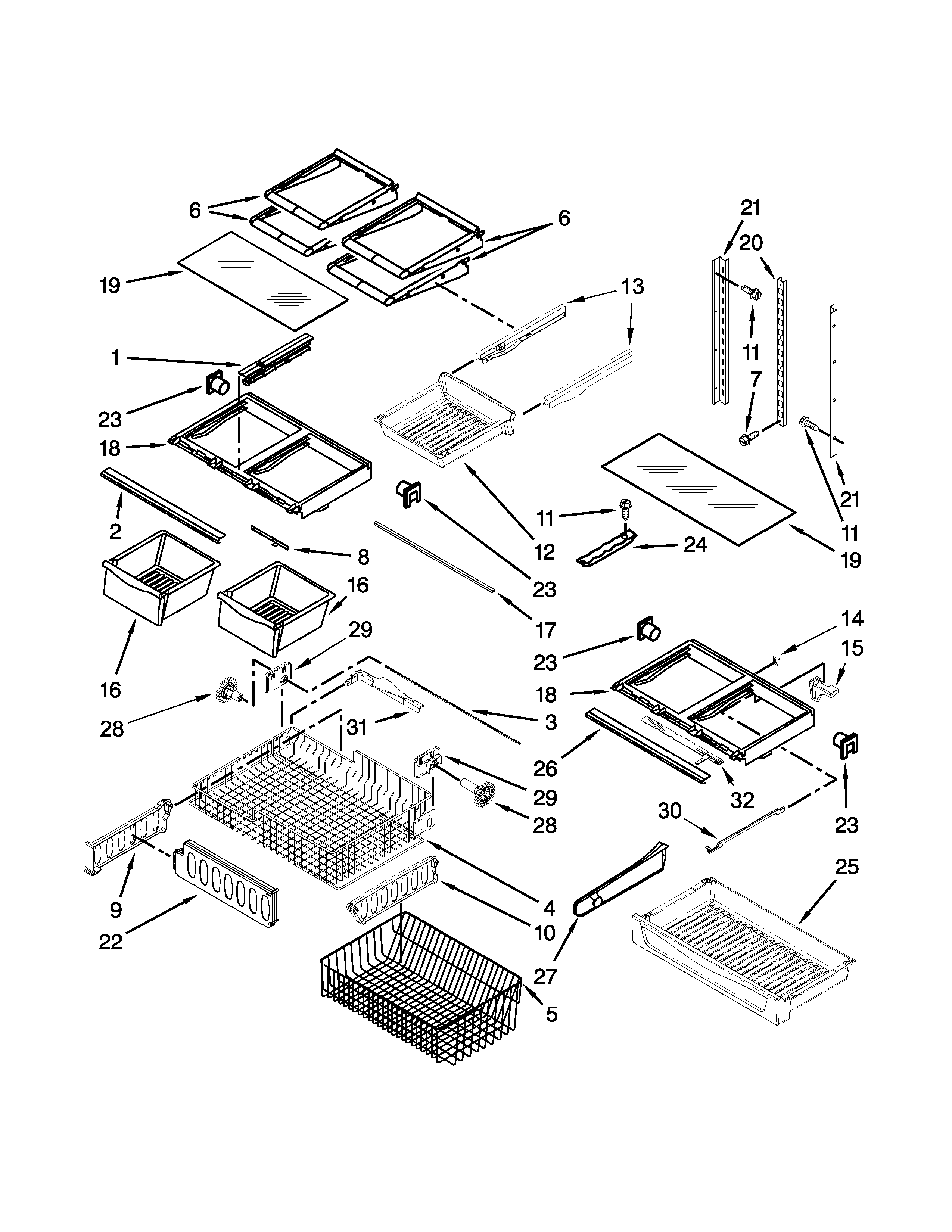 SHELF PARTS