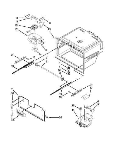 Freezer liner parts