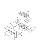 Freezer door parts