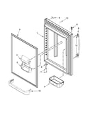 Refrigerator door parts