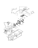 Icemaker and ice container parts
