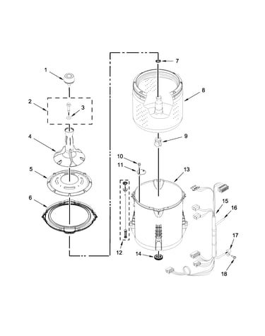 Basket and tub parts