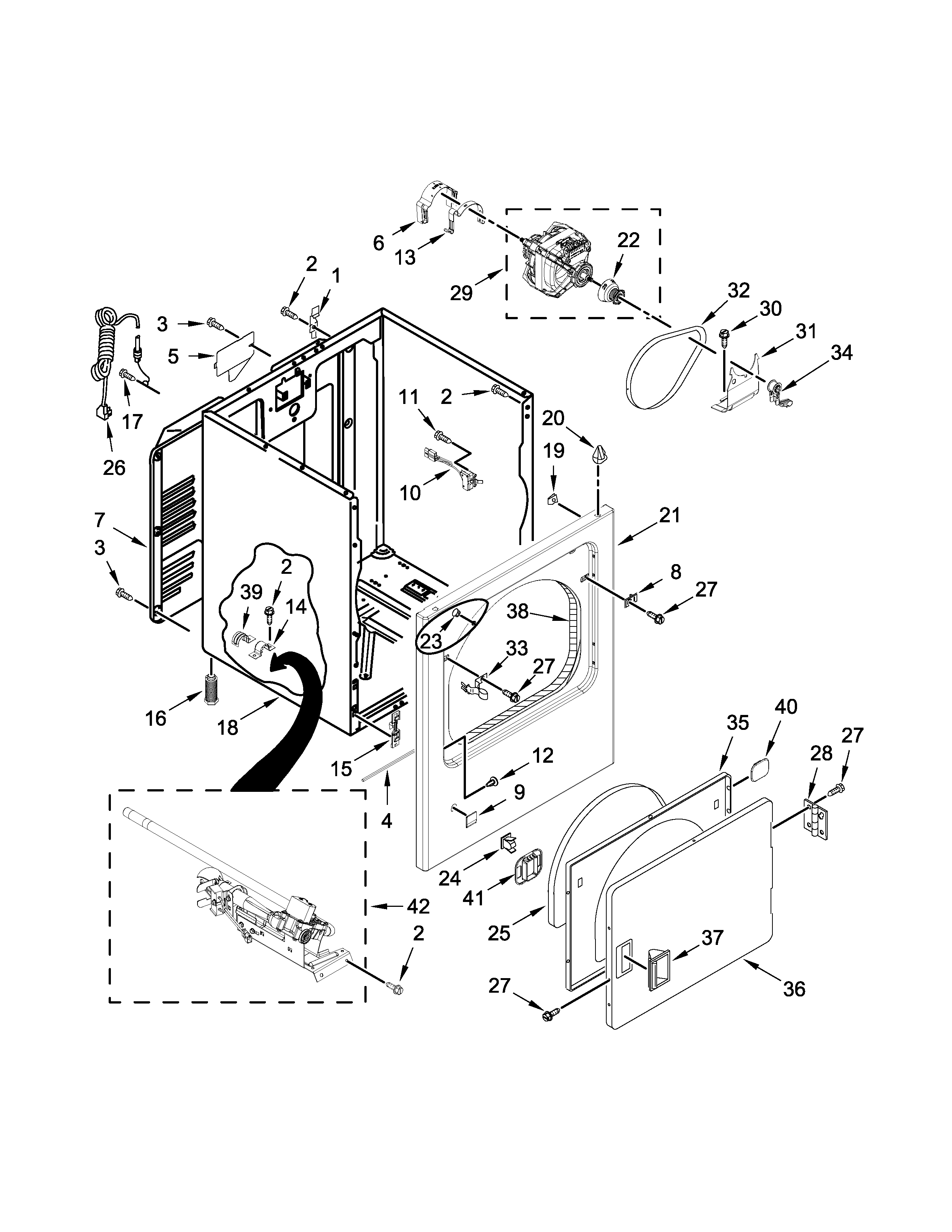 Cabinet parts