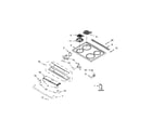 Whirlpool YWEC310S0FW0 cooktop parts diagram