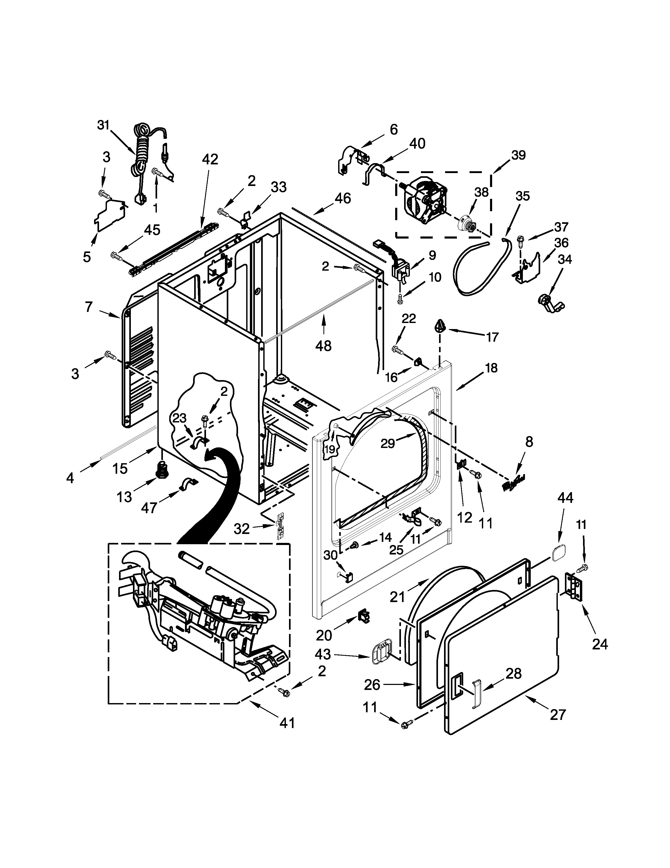 Cabinet parts