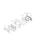 Microwave door parts