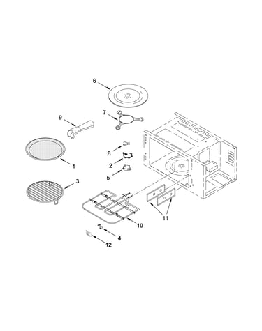 Internal microwave parts