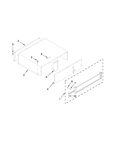 Top grille and unit cover parts