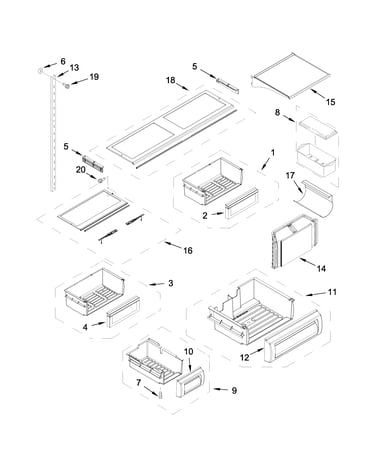 Shelf parts