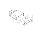 KitchenAid KBBL206ESS00 top grille and unit cover parts diagram