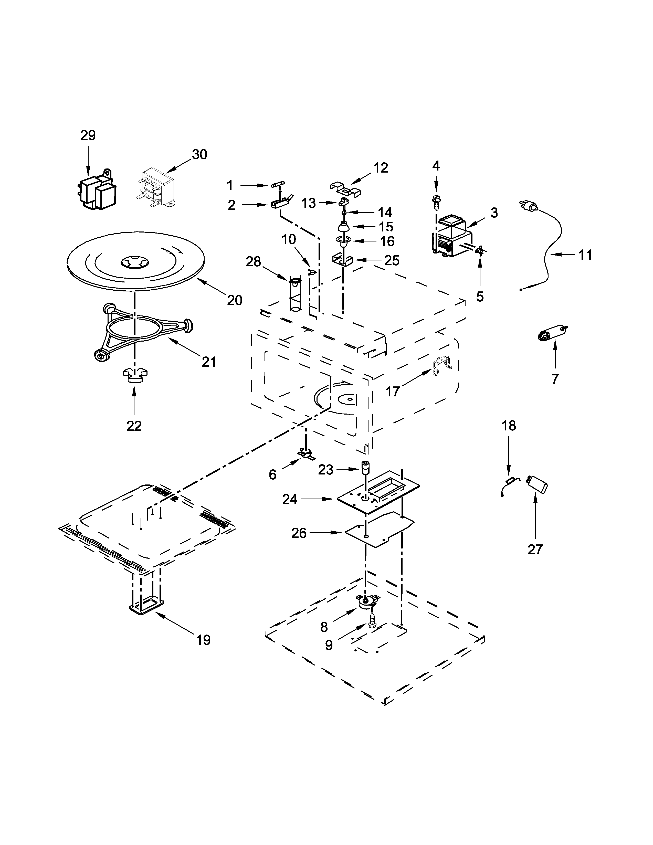 OVEN INTERIOR PARTS