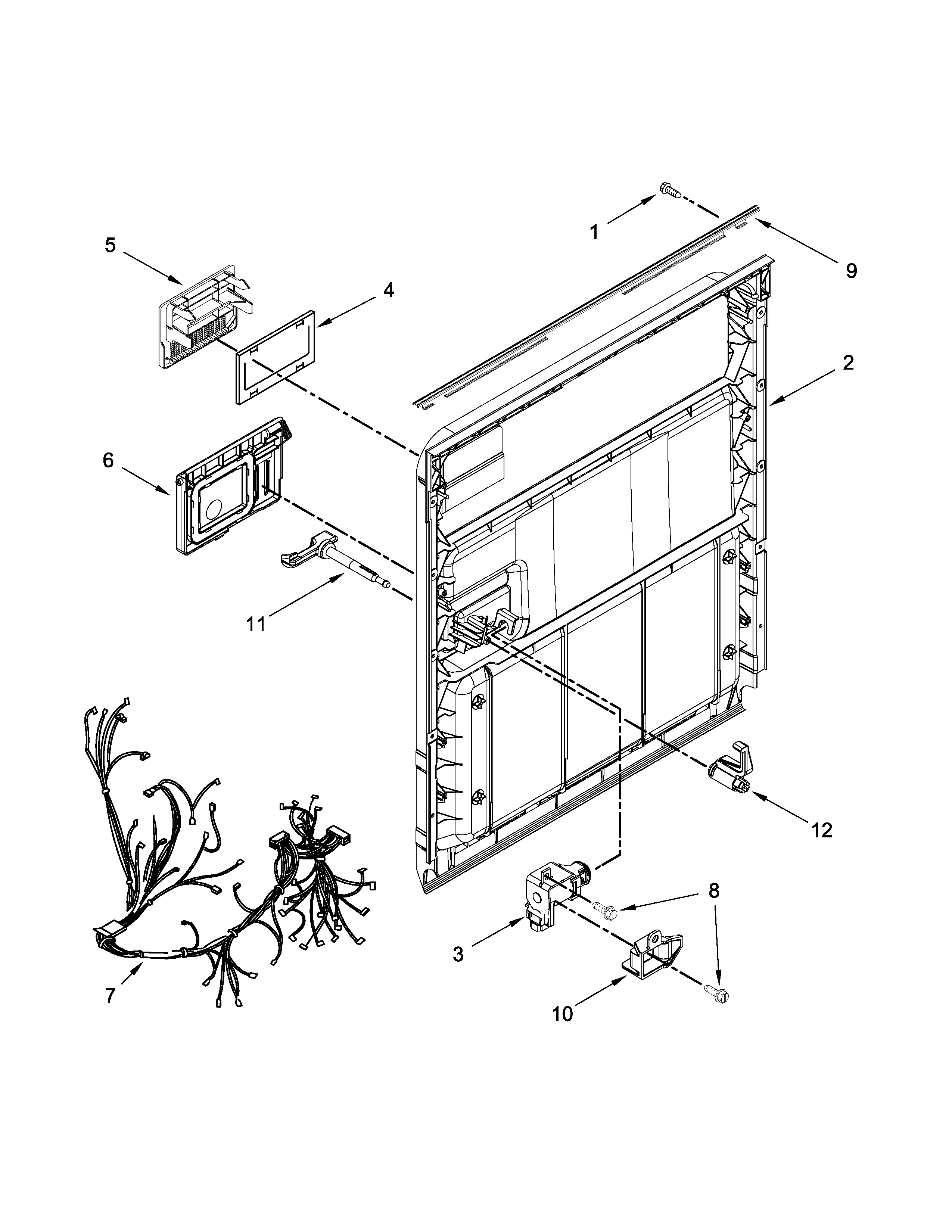 Inner door parts