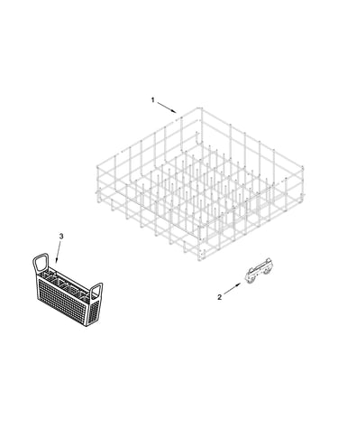 Lower rack parts