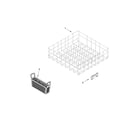 Whirlpool WDF120PAFW0 lower rack parts diagram