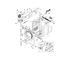 Whirlpool 7MWGD75HEFW0 cabinet parts diagram