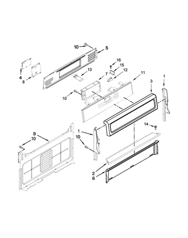 Control panel parts