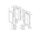 Jenn-Air JFC2290VTB5 refrigerator door parts diagram