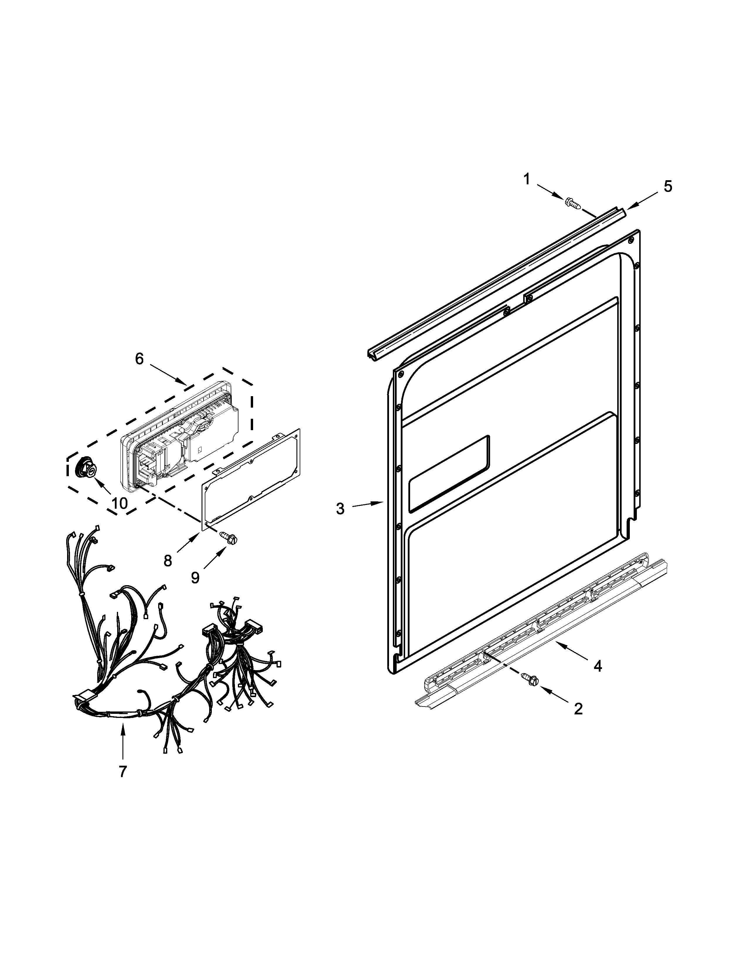 Inner door parts